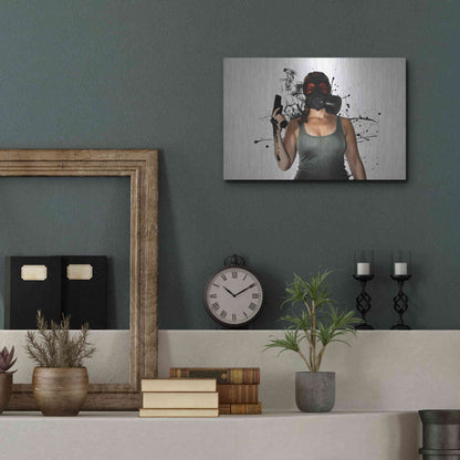 Luxe Metal Art 'Bellatrix' by Nicklas Gustafsson, Metal Wall Art,16x12