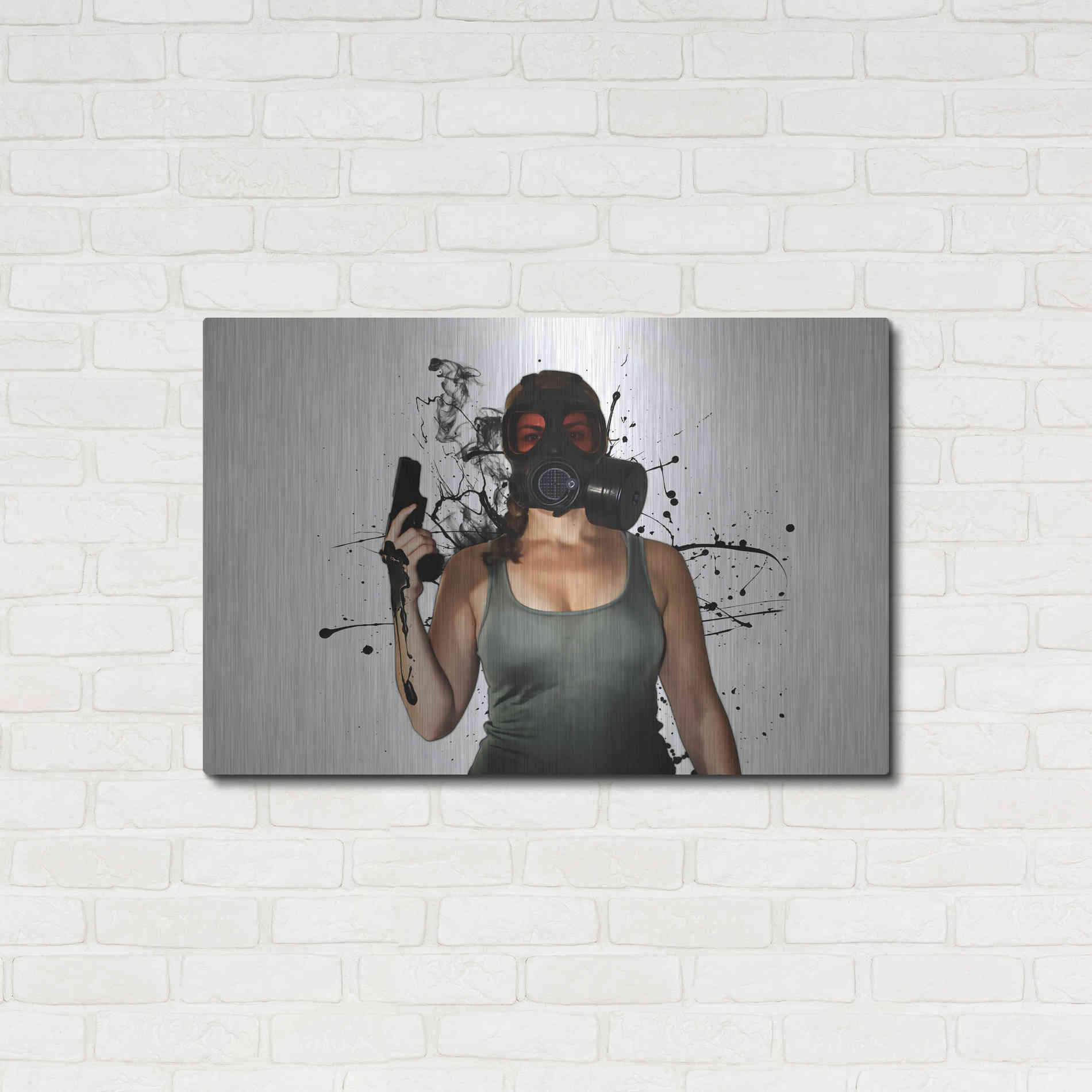 Luxe Metal Art 'Bellatrix' by Nicklas Gustafsson, Metal Wall Art,36x24