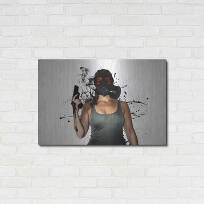 Luxe Metal Art 'Bellatrix' by Nicklas Gustafsson, Metal Wall Art,36x24