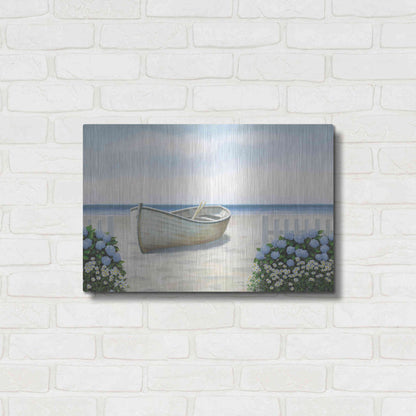 Luxe Metal Art 'Beach Days I' by James Wiens, Metal Wall Art,24x16