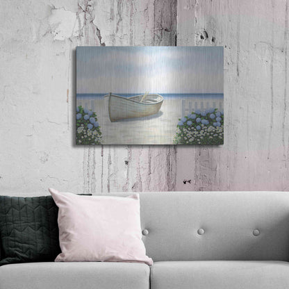 Luxe Metal Art 'Beach Days I' by James Wiens, Metal Wall Art,36x24