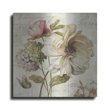 Luxe Metal Art 'Marche de Fleurs' by Lisa Audit, Metal Wall Art,