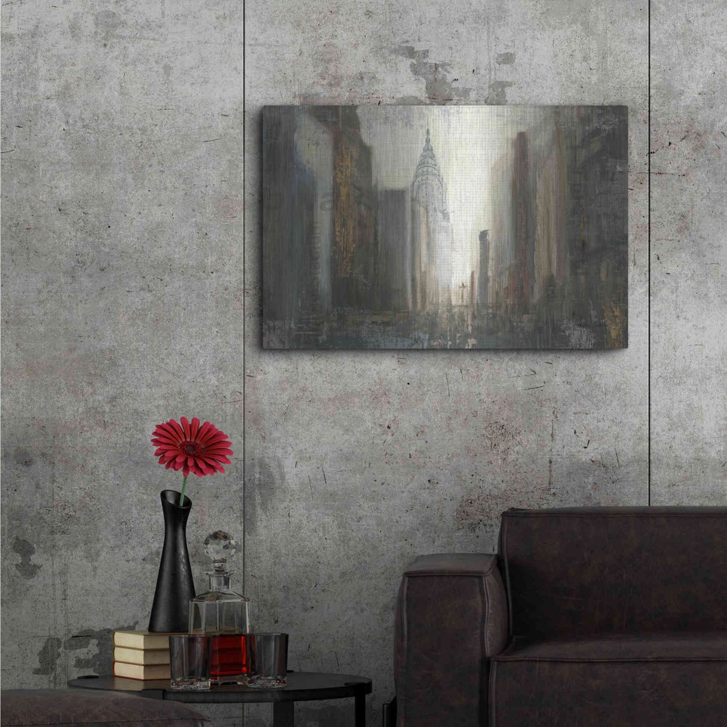 Luxe Metal Art 'Urban Movement' by Myles Sullivan, Metal Wall Art,36x24