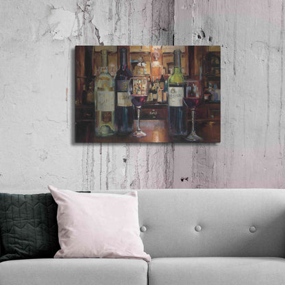 Luxe Metal Art 'A Reflection of Wine' by Marilyn Hageman, Metal Wall Art,36x24