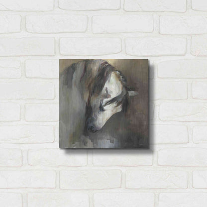 Luxe Metal Art 'Classical Horse' by Marilyn Hageman, Metal Wall Art,12x12