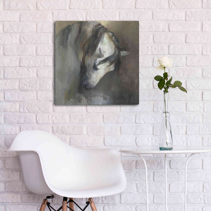 Luxe Metal Art 'Classical Horse' by Marilyn Hageman, Metal Wall Art,24x24