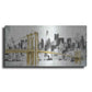 Luxe Metal Art 'New York Skyline I Yellow Bridge' by Avery Tillmon, Metal Wall Art,2:1 L