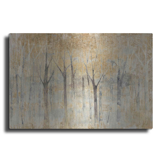 Luxe Metal Art 'Seasons End Gold' by Avery Tillmon, Metal Wall Art