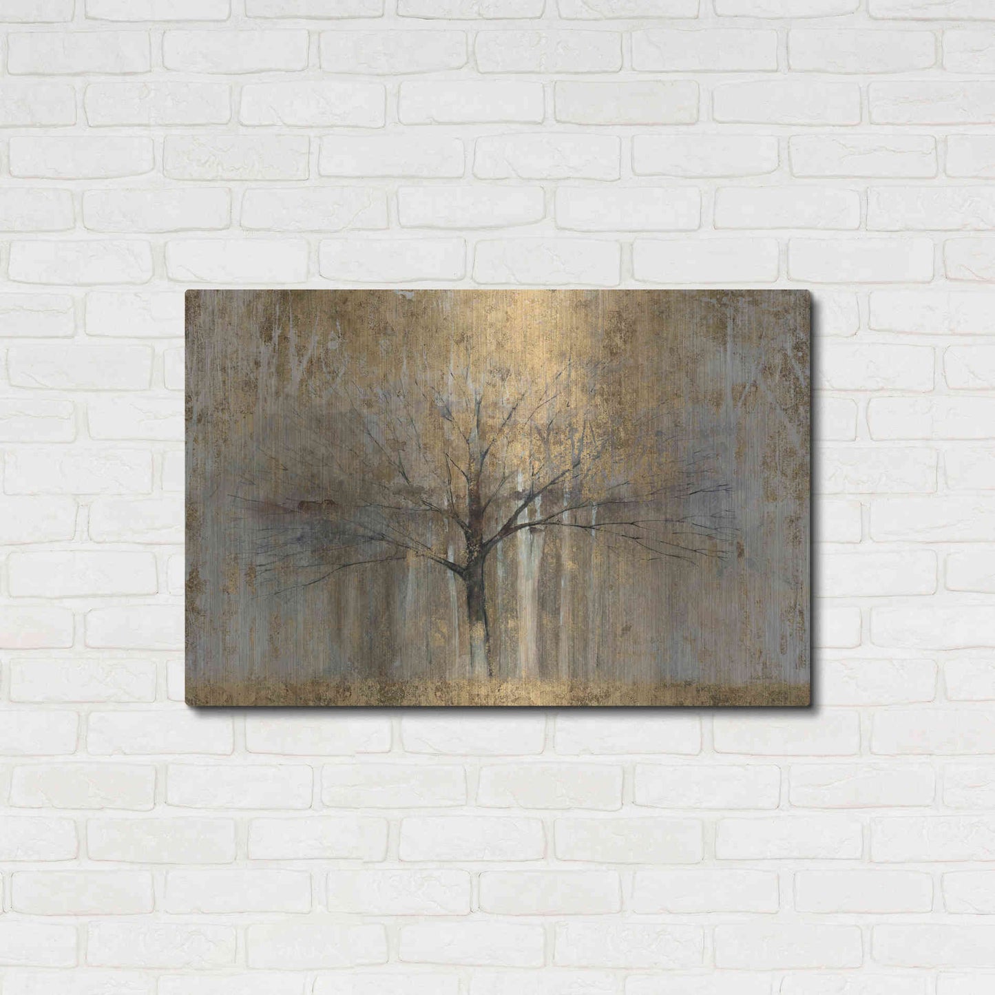 Luxe Metal Art 'Open Arms Gold' by Avery Tillmon, Metal Wall Art,36x24