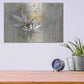 Luxe Metal Art 'Windflowers Gold' by Avery Tillmon, Metal Wall Art,16x12
