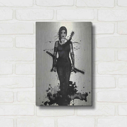 Luxe Metal Art 'Onna Bugeisha' by Nicklas Gustafsson, Metal Wall Art,12x16