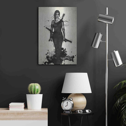 Luxe Metal Art 'Onna Bugeisha' by Nicklas Gustafsson, Metal Wall Art,16x24