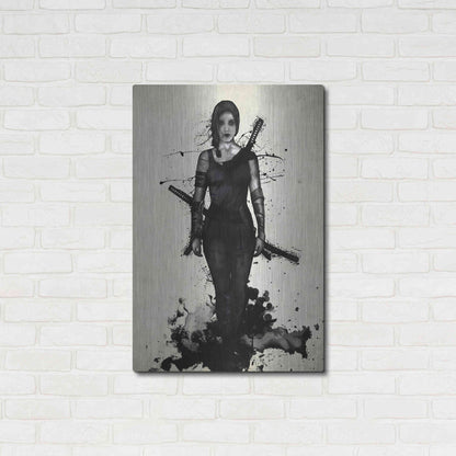 Luxe Metal Art 'Onna Bugeisha' by Nicklas Gustafsson, Metal Wall Art,24x36