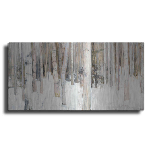 Luxe Metal Art 'Warm Winter Light III' by Julia Purinton, Metal Wall Art,2:1 L