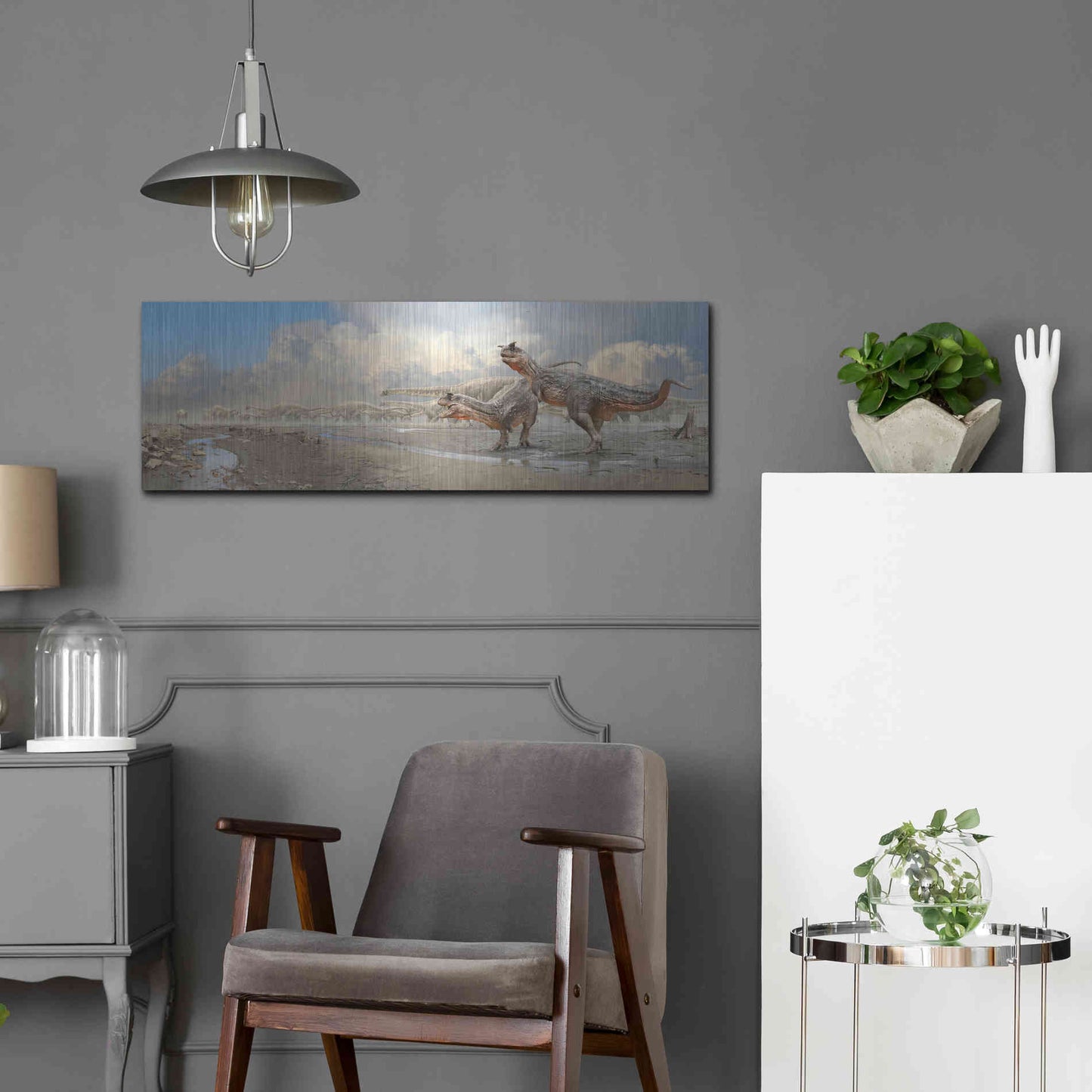 Luxe Metal Art 'Brothers in Blood', Metal Wall Art,36x12