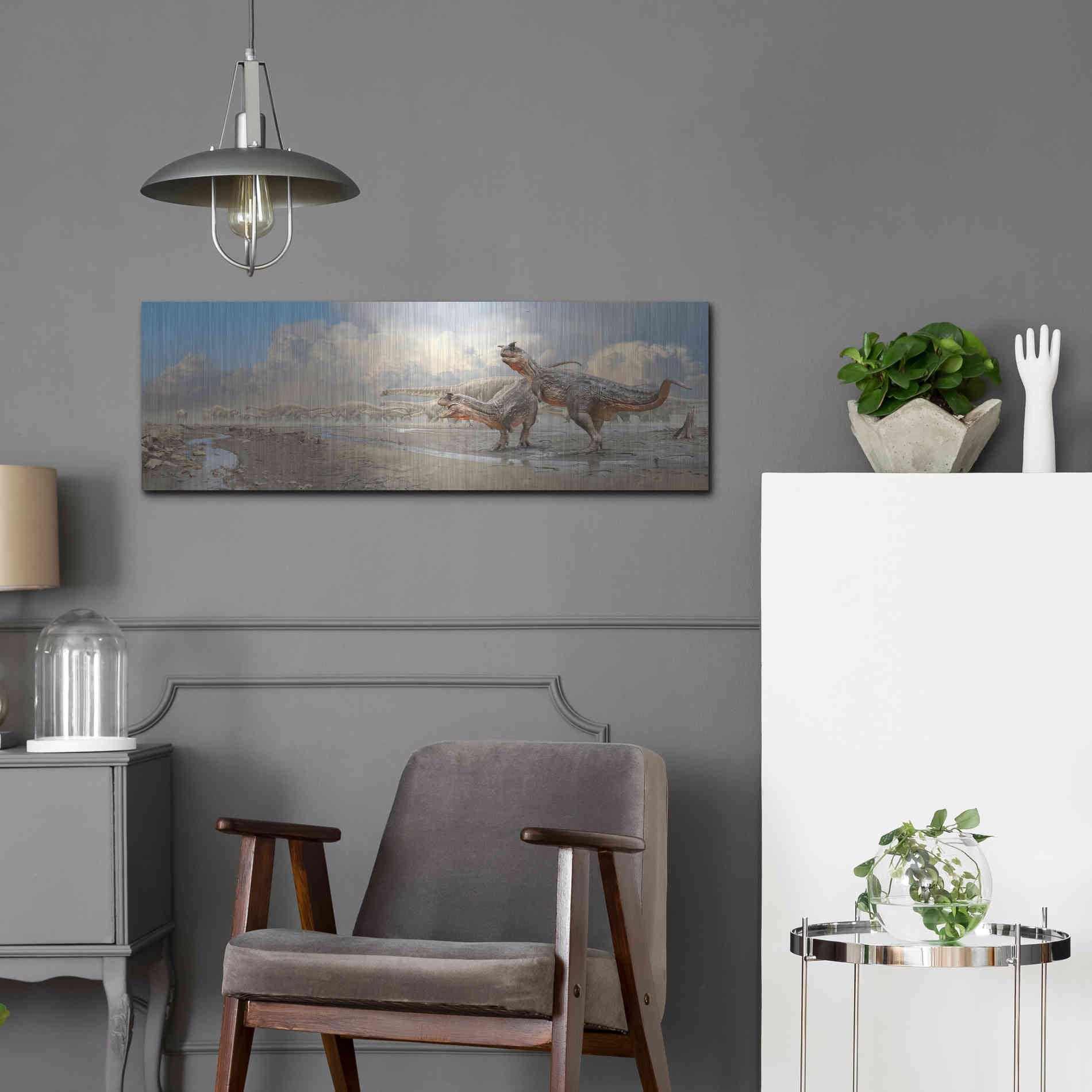 Luxe Metal Art 'Brothers in Blood', Metal Wall Art,36x12