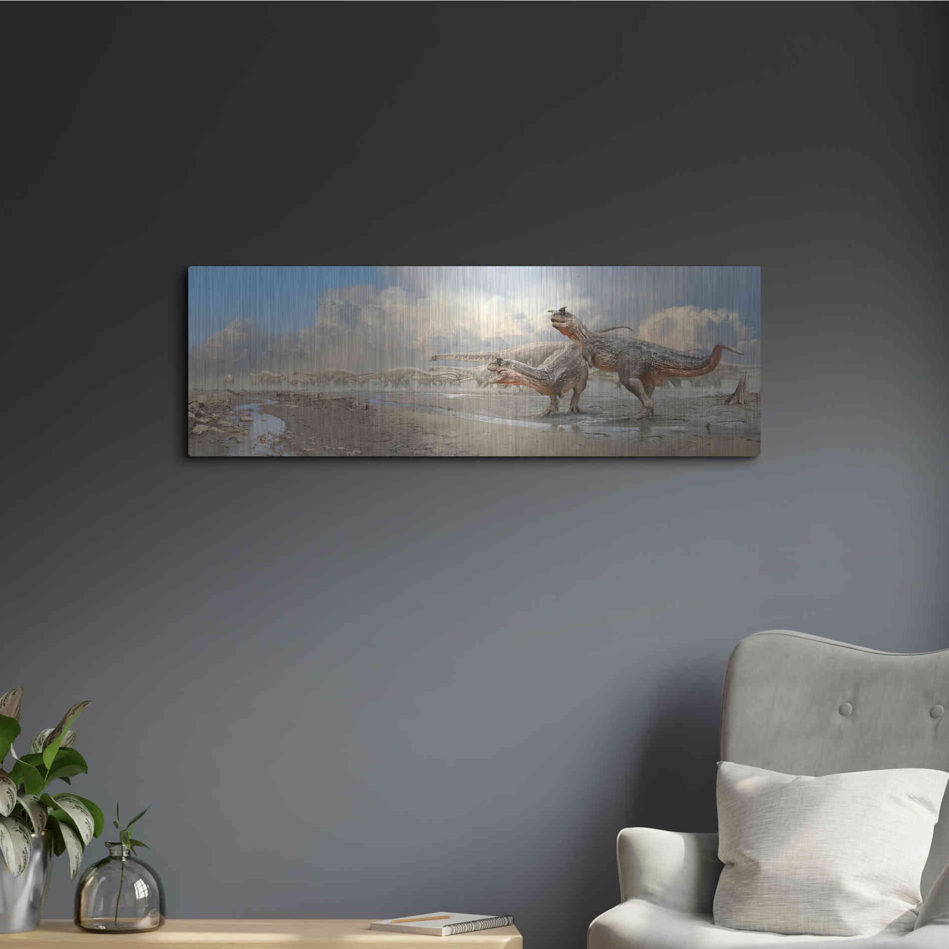 Luxe Metal Art 'Brothers in Blood', Metal Wall Art,36x12