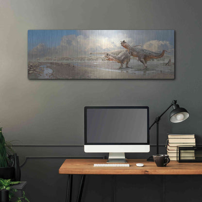 Luxe Metal Art 'Brothers in Blood', Metal Wall Art,48x16