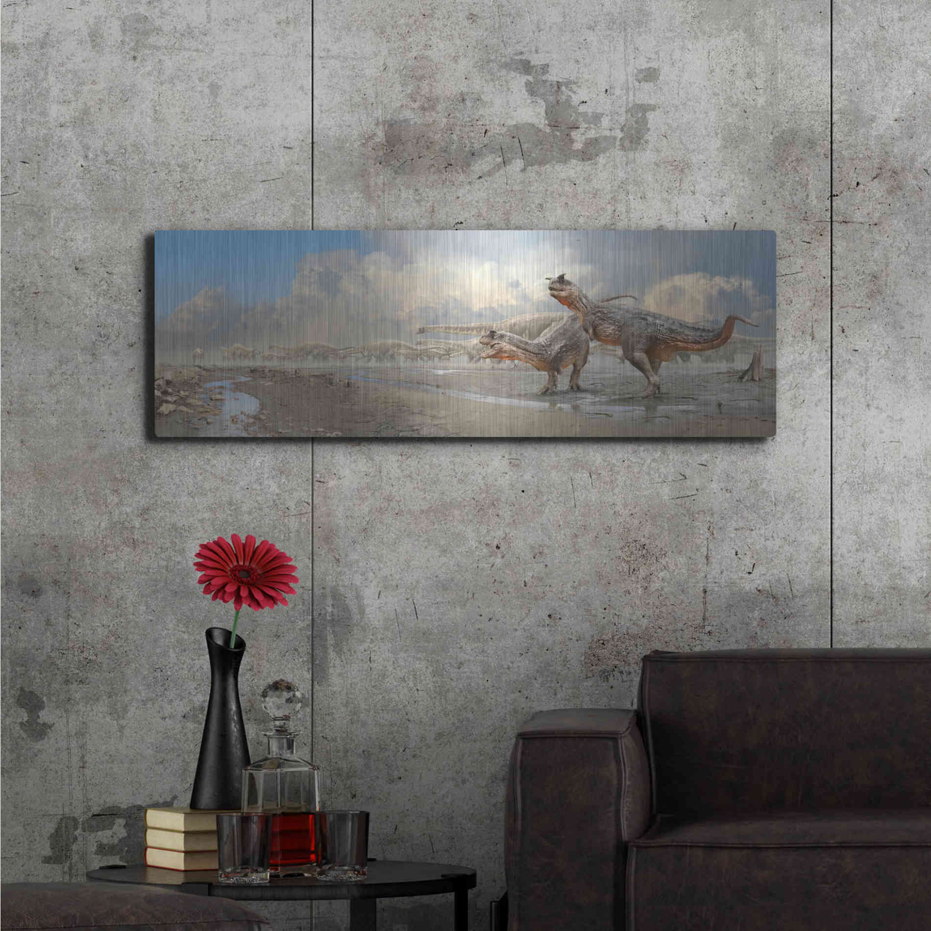 Luxe Metal Art 'Brothers in Blood', Metal Wall Art,48x16