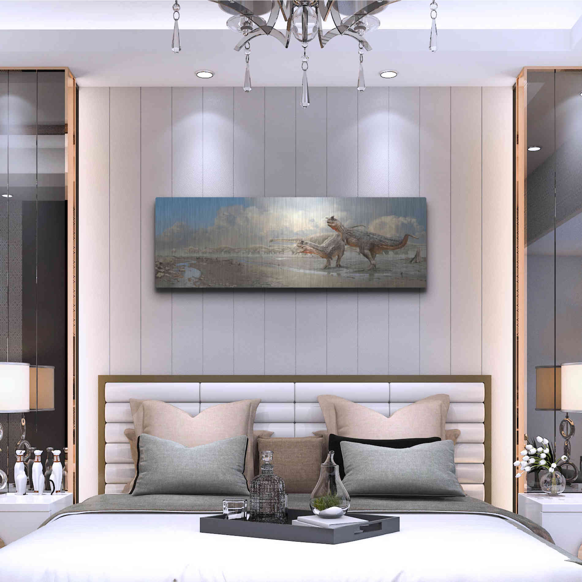 Luxe Metal Art 'Brothers in Blood', Metal Wall Art,48x16