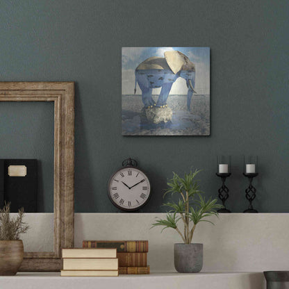 Luxe Metal Art 'Drinking Problem' by Cynthia Decker, Metal Wall Art,12x12