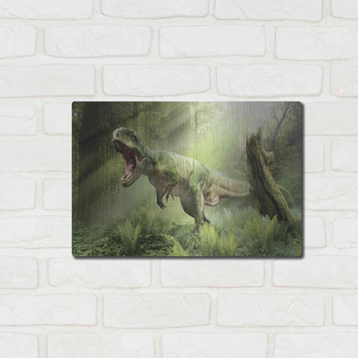 Luxe Metal Art 'Giganotosaurus', Metal Wall Art,16x12