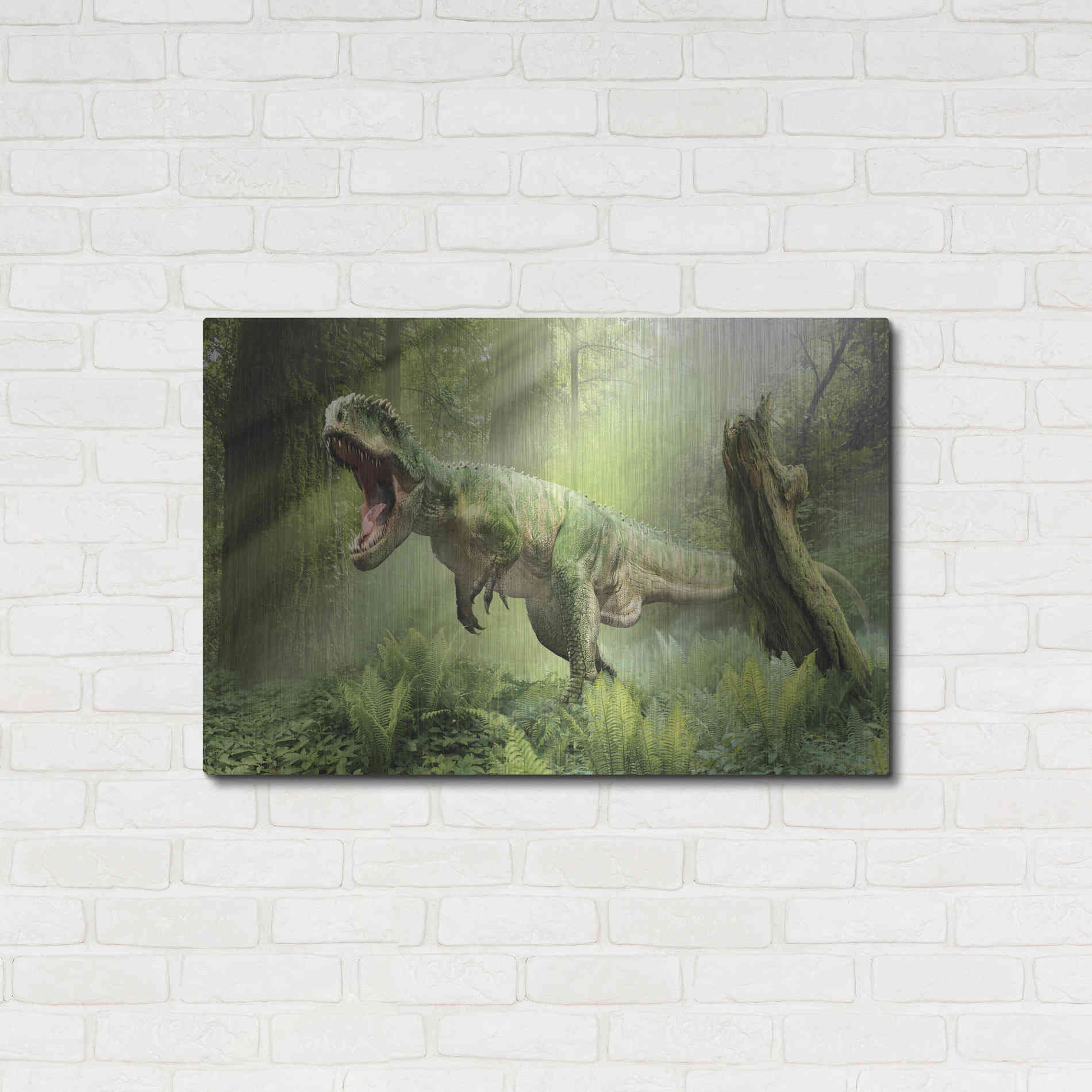 Luxe Metal Art 'Giganotosaurus', Metal Wall Art,36x24