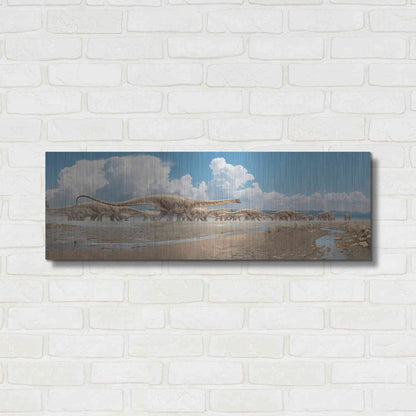 Luxe Metal Art 'Migration', Metal Wall Art,36x12