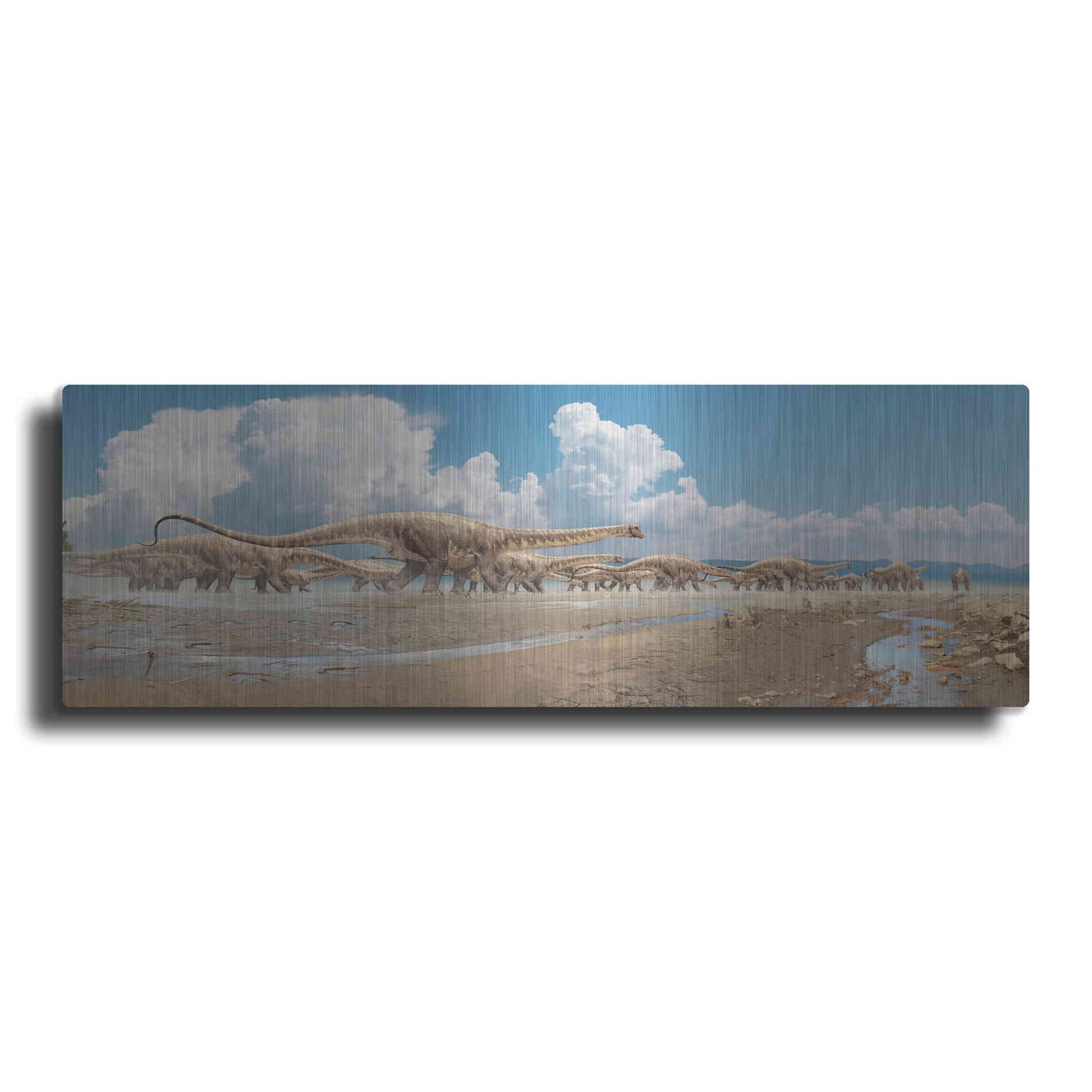 Luxe Metal Art 'Migration', Metal Wall Art,3:1 L