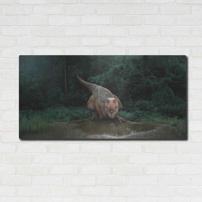 Luxe Metal Art 'Watering Hole', Metal Wall Art,48x24