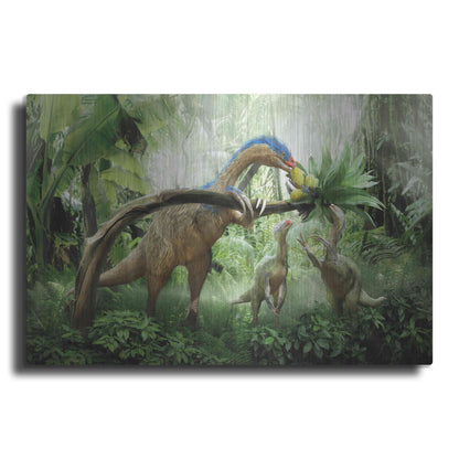 Luxe Metal Art 'Therizinosaurus', Metal Wall Art