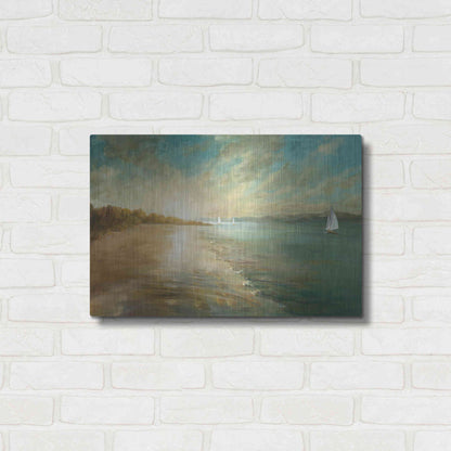 Luxe Metal Art 'Coastal Glow' by Danhui Nai, Metal Wall Art,24x16