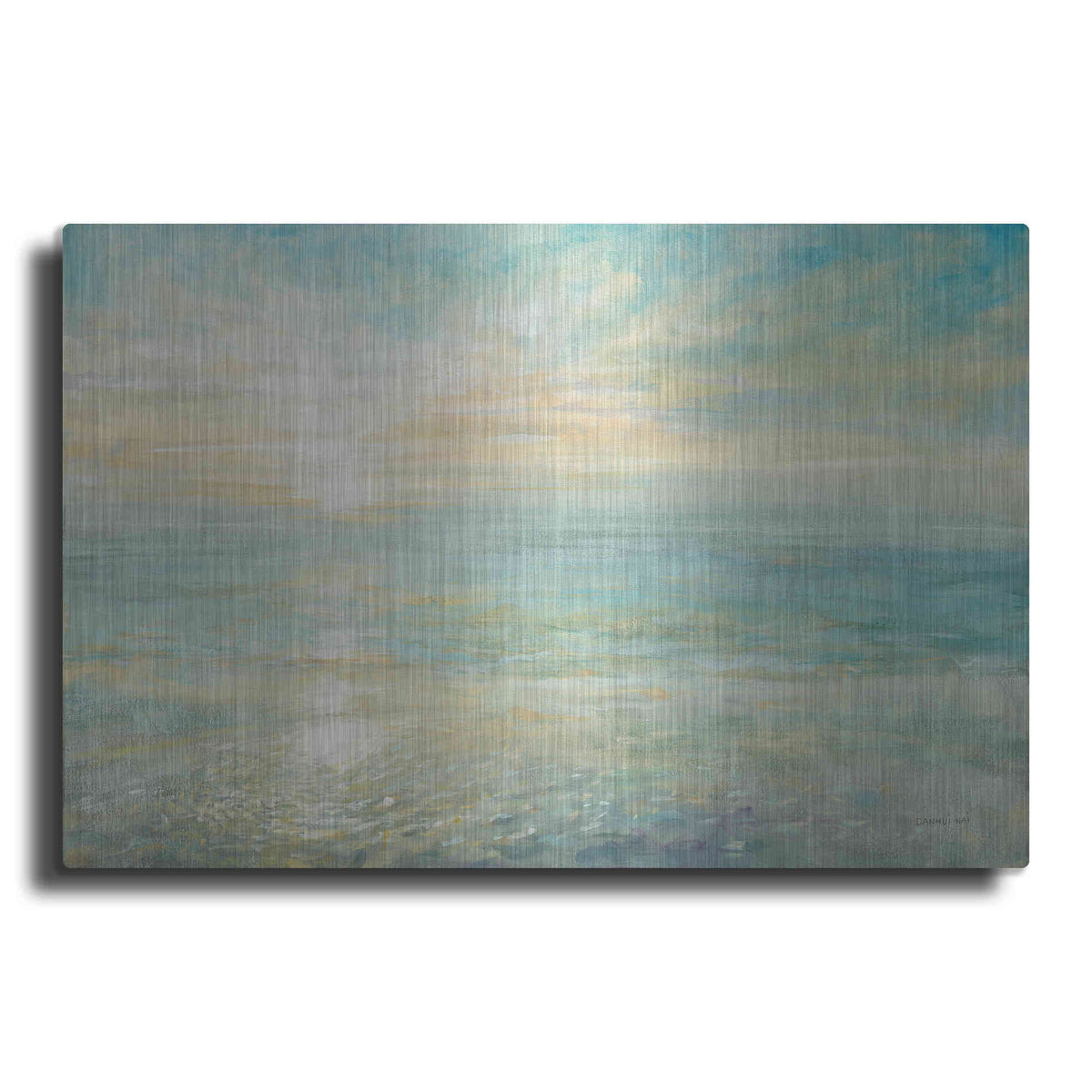Luxe Metal Art 'Sunrise' by Danhui Nai, Metal Wall Art