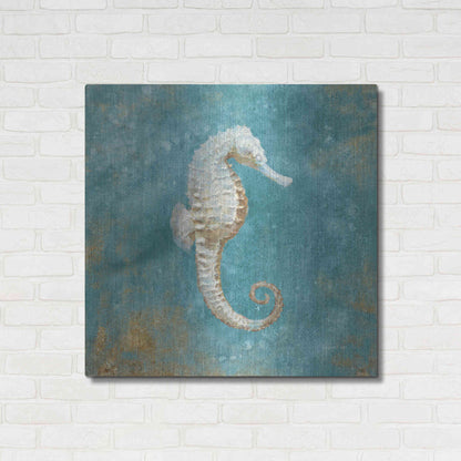 Luxe Metal Art 'Treasures From The Sea I' by Danhui Nai, Metal Wall Art,36x36