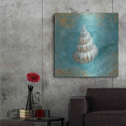 Luxe Metal Art 'Treasures From The Sea II' by Danhui Nai, Metal Wall Art,36x36