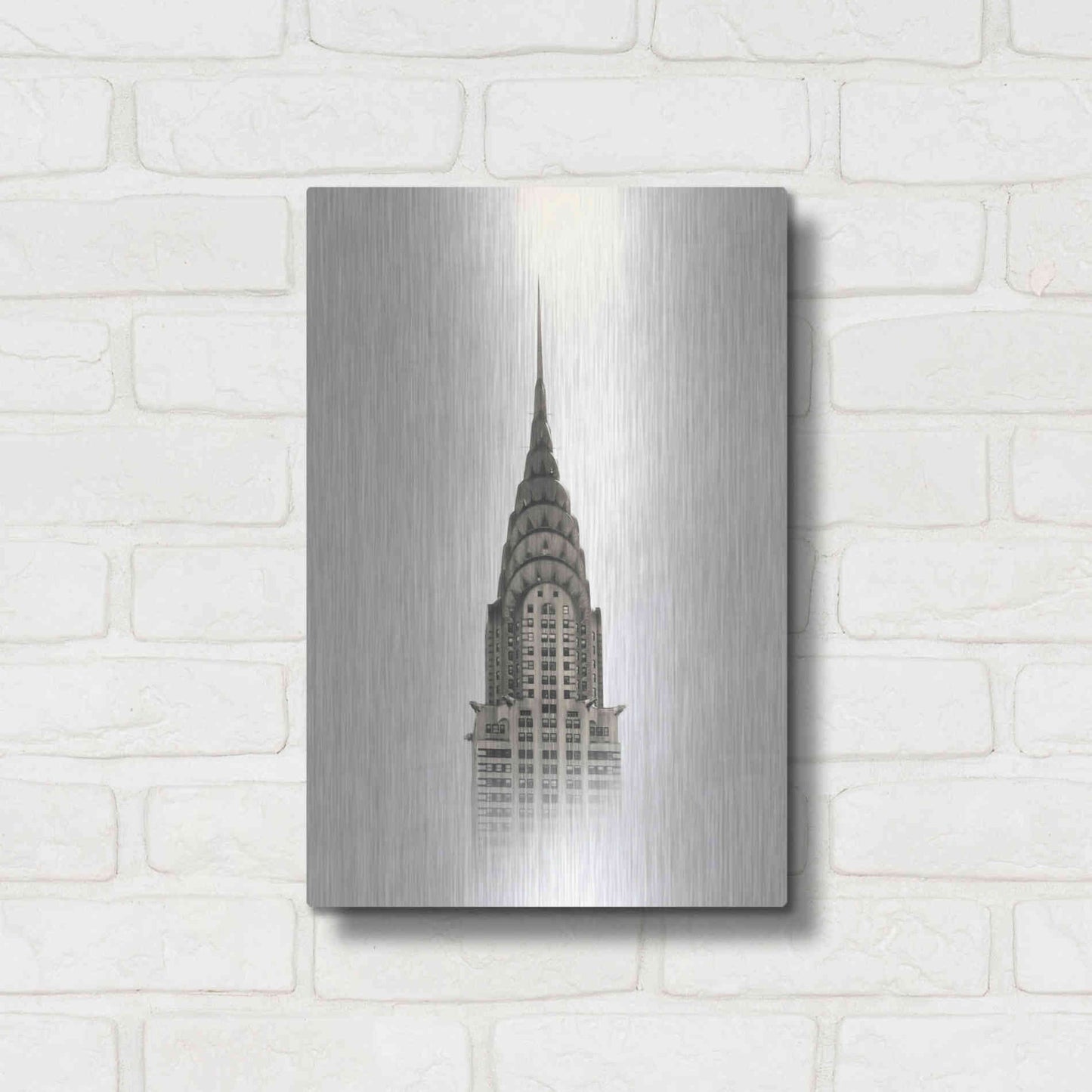 Luxe Metal Art 'Chrysler Building' by Nicklas Gustafsson, Metal Wall Art,12x16