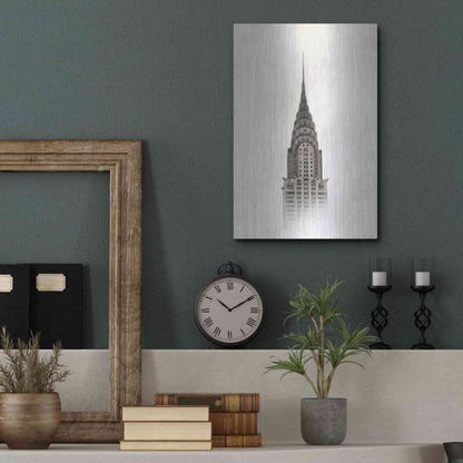 Luxe Metal Art 'Chrysler Building' by Nicklas Gustafsson, Metal Wall Art,12x16