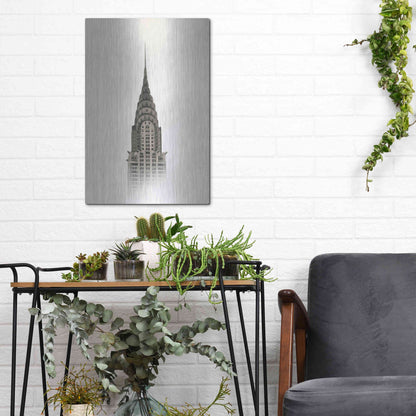 Luxe Metal Art 'Chrysler Building' by Nicklas Gustafsson, Metal Wall Art,12x16