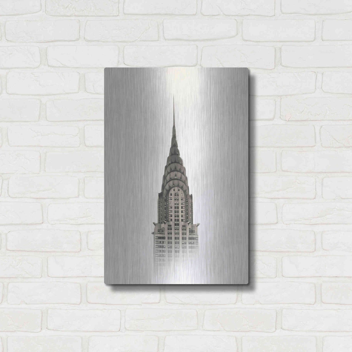 Luxe Metal Art 'Chrysler Building' by Nicklas Gustafsson, Metal Wall Art,16x24
