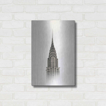 Luxe Metal Art 'Chrysler Building' by Nicklas Gustafsson, Metal Wall Art,16x24