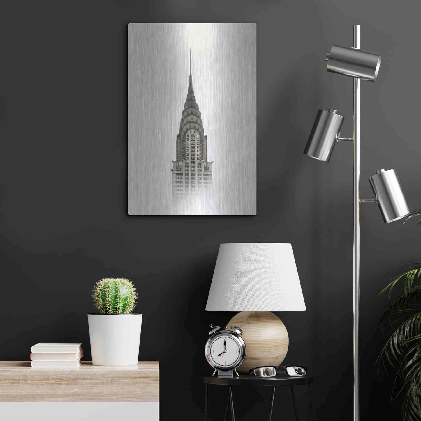 Luxe Metal Art 'Chrysler Building' by Nicklas Gustafsson, Metal Wall Art,16x24