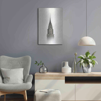 Luxe Metal Art 'Chrysler Building' by Nicklas Gustafsson, Metal Wall Art,16x24