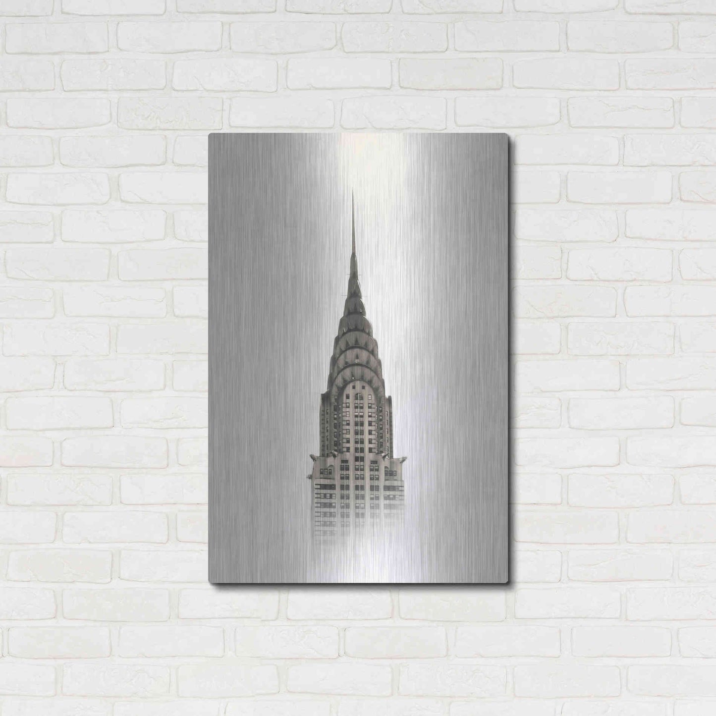 Luxe Metal Art 'Chrysler Building' by Nicklas Gustafsson, Metal Wall Art,24x36