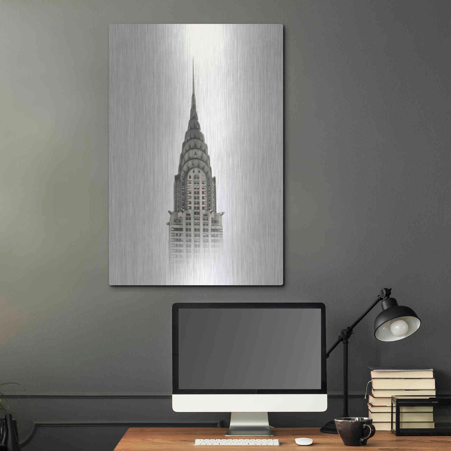 Luxe Metal Art 'Chrysler Building' by Nicklas Gustafsson, Metal Wall Art,24x36
