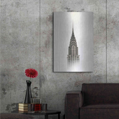 Luxe Metal Art 'Chrysler Building' by Nicklas Gustafsson, Metal Wall Art,24x36