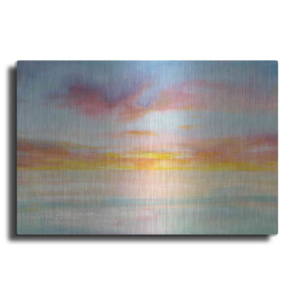 Luxe Metal Art 'Pastel Sky' by Danhui Nai, Metal Wall Art