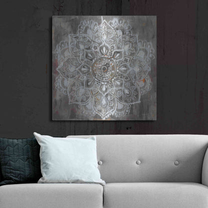 Luxe Metal Art 'Mandala In Neutral II' by Danhui Nai, Metal Wall Art,36x36