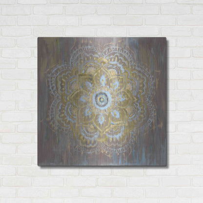 Luxe Metal Art 'Bombay Bohemian Neutral' by Danhui Nai, Metal Wall Art,36x36