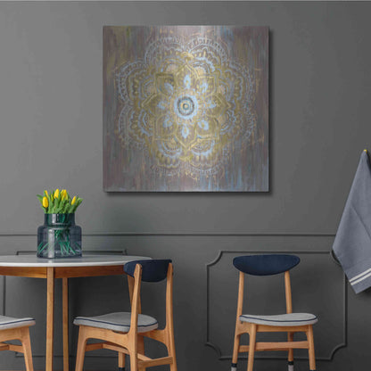 Luxe Metal Art 'Bombay Bohemian Neutral' by Danhui Nai, Metal Wall Art,36x36