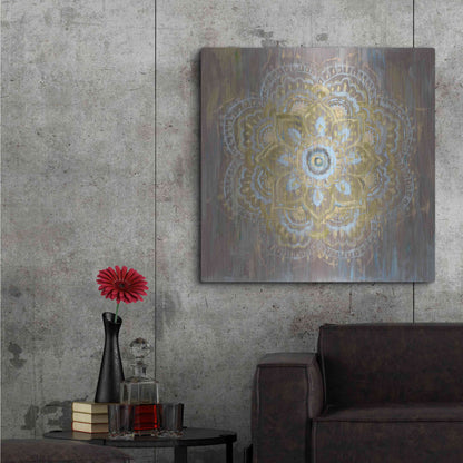 Luxe Metal Art 'Bombay Bohemian Neutral' by Danhui Nai, Metal Wall Art,36x36